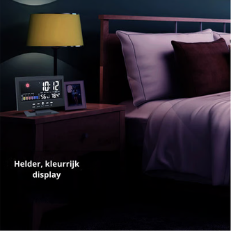 Alles-in-één Weerstation Klok – Meet Temperatuur, Vochtigheid en Meer